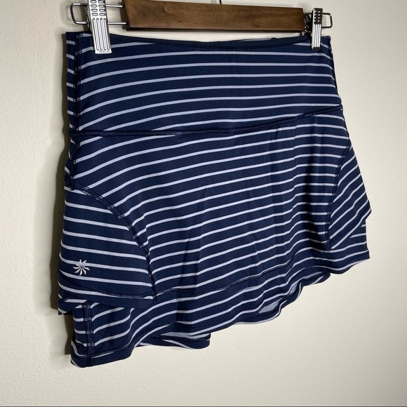 Athleta Striped Stealth Tennis Skort xs - Picture 3 of 10